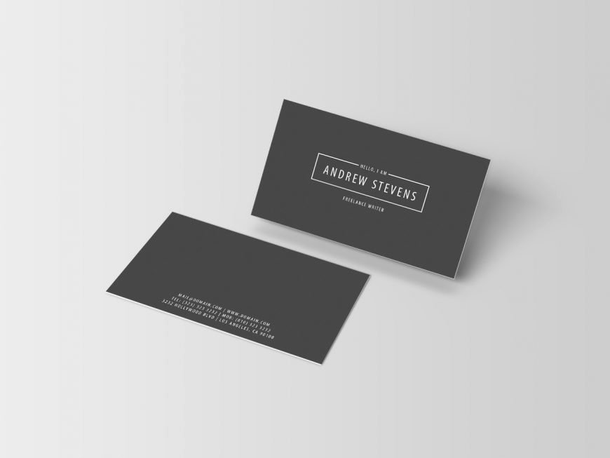 Minimalist Business Card Template Best Of Minimal Dark Business Cards J32 Design