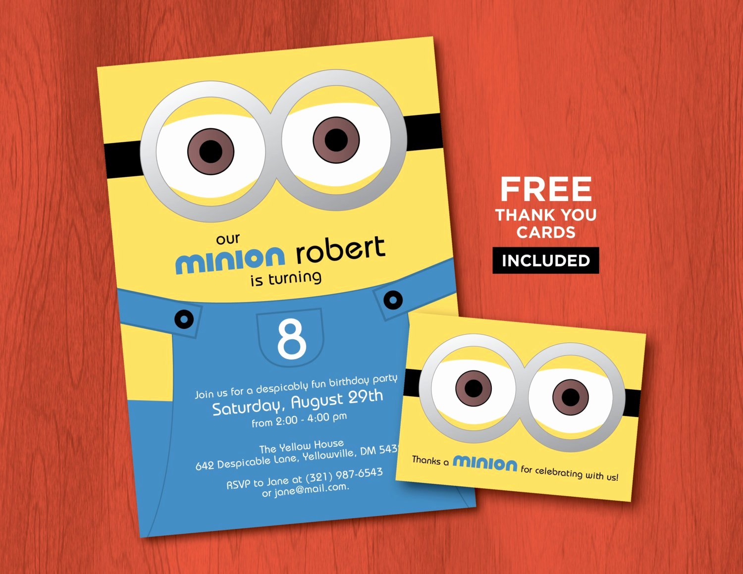 Minions Birthday Card Template New Printable Minion Birthday Invitations Personalized