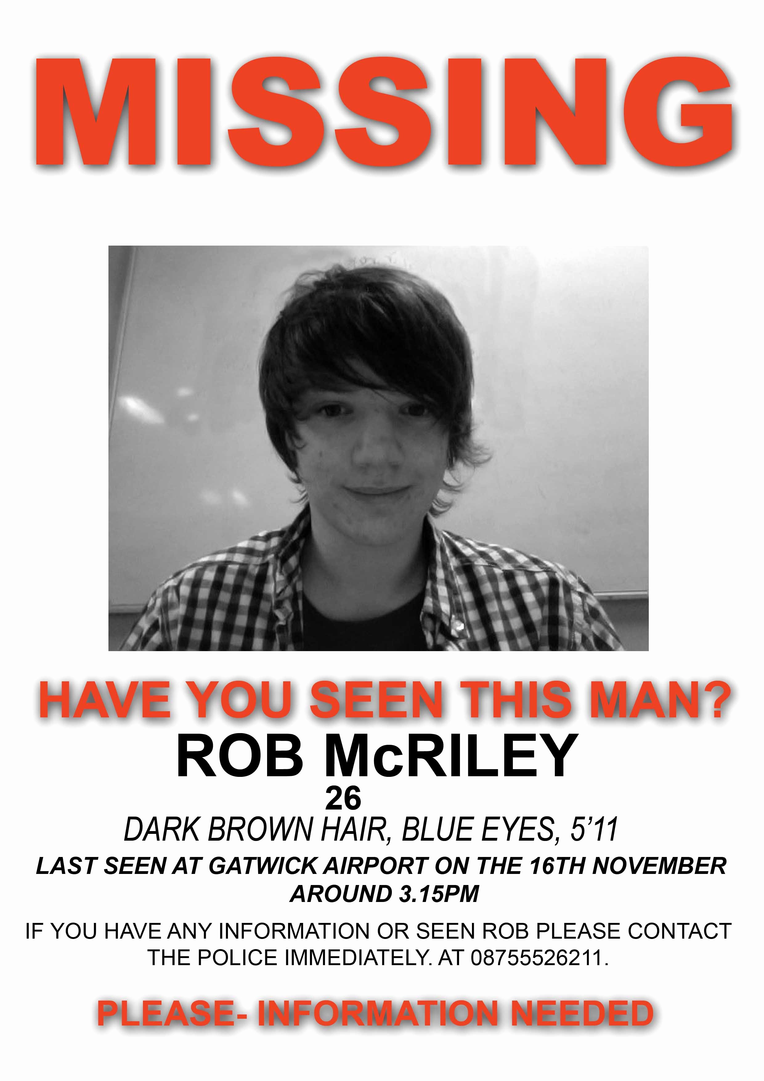 Missing Person Flyer Template Elegant Creating A Missing Poster for Rob Mcriley Post 1