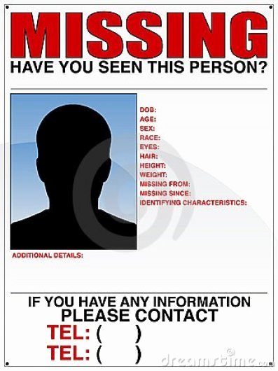 Missing Person Poster Template Unique 10 Missing Person Poster Templates Excel Pdf formats