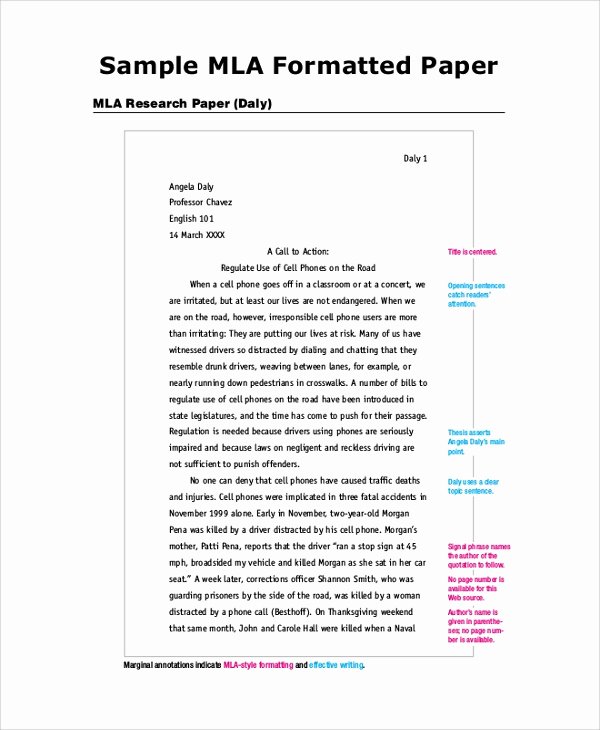 Mla format Outline Template Inspirational 7 Mla Outline Samples