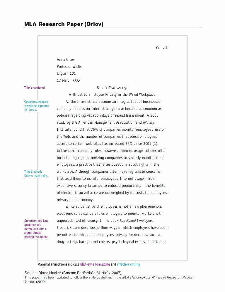 Mla format Template Download Best Of 46 Lovely Pics Mla format Template Download