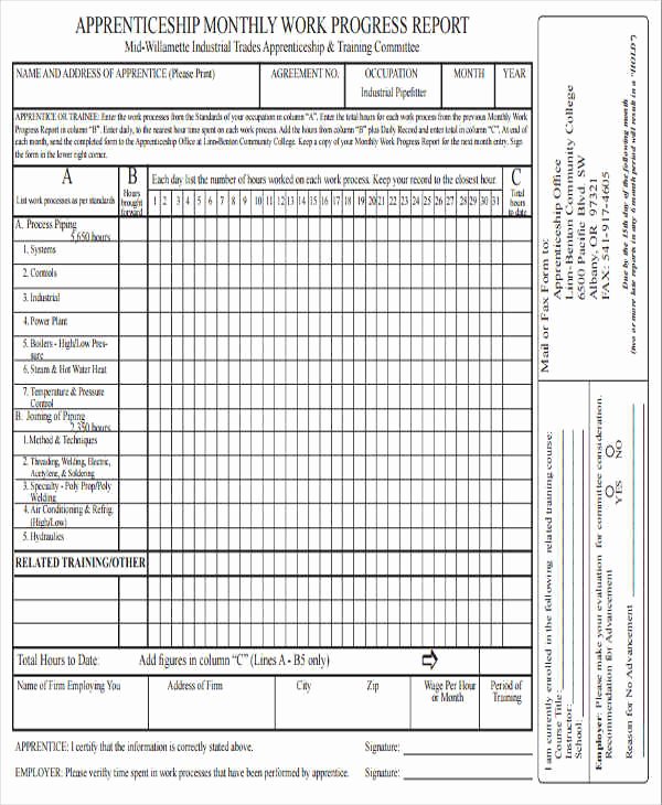 Monthly Progress Report Template Best Of 42 Monthly Report format Templates