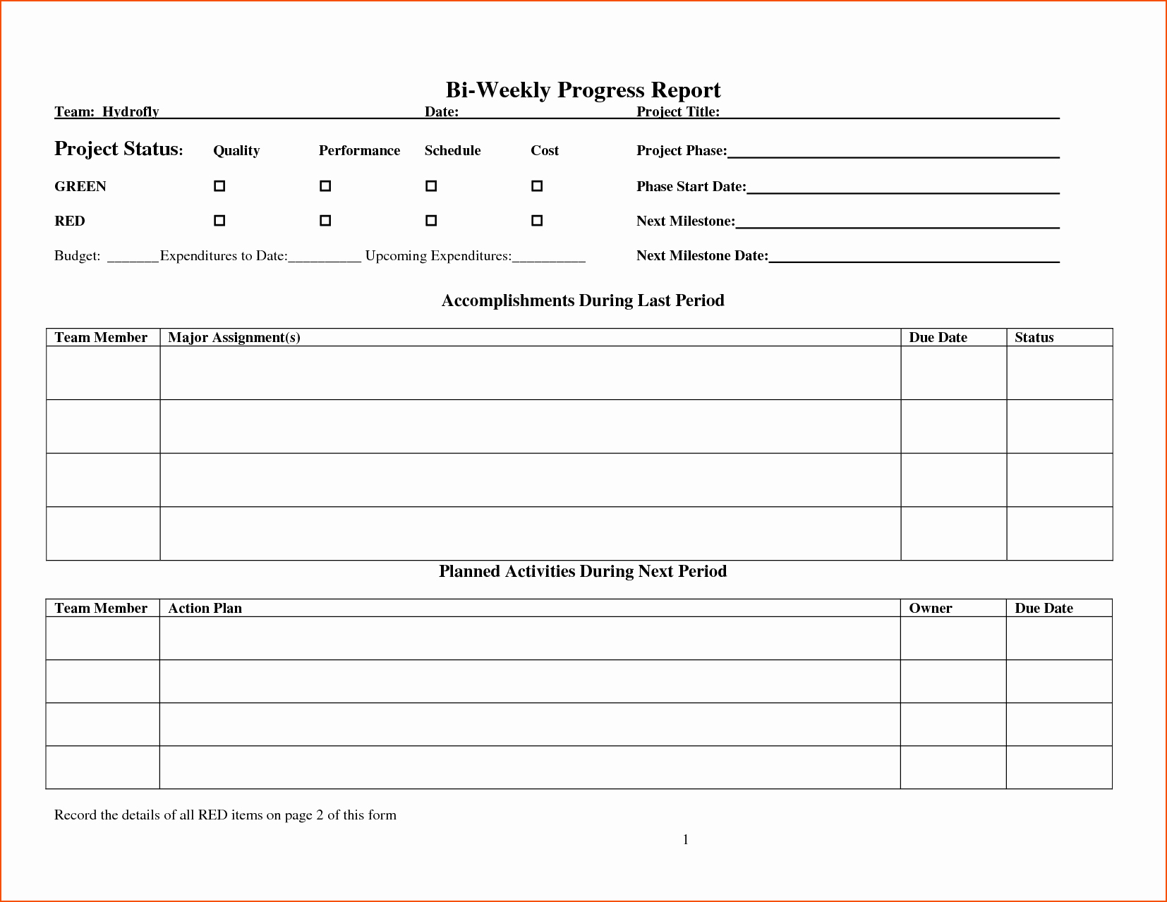 Monthly Progress Report Template Elegant 5 Weekly Progress Report Template Bookletemplate