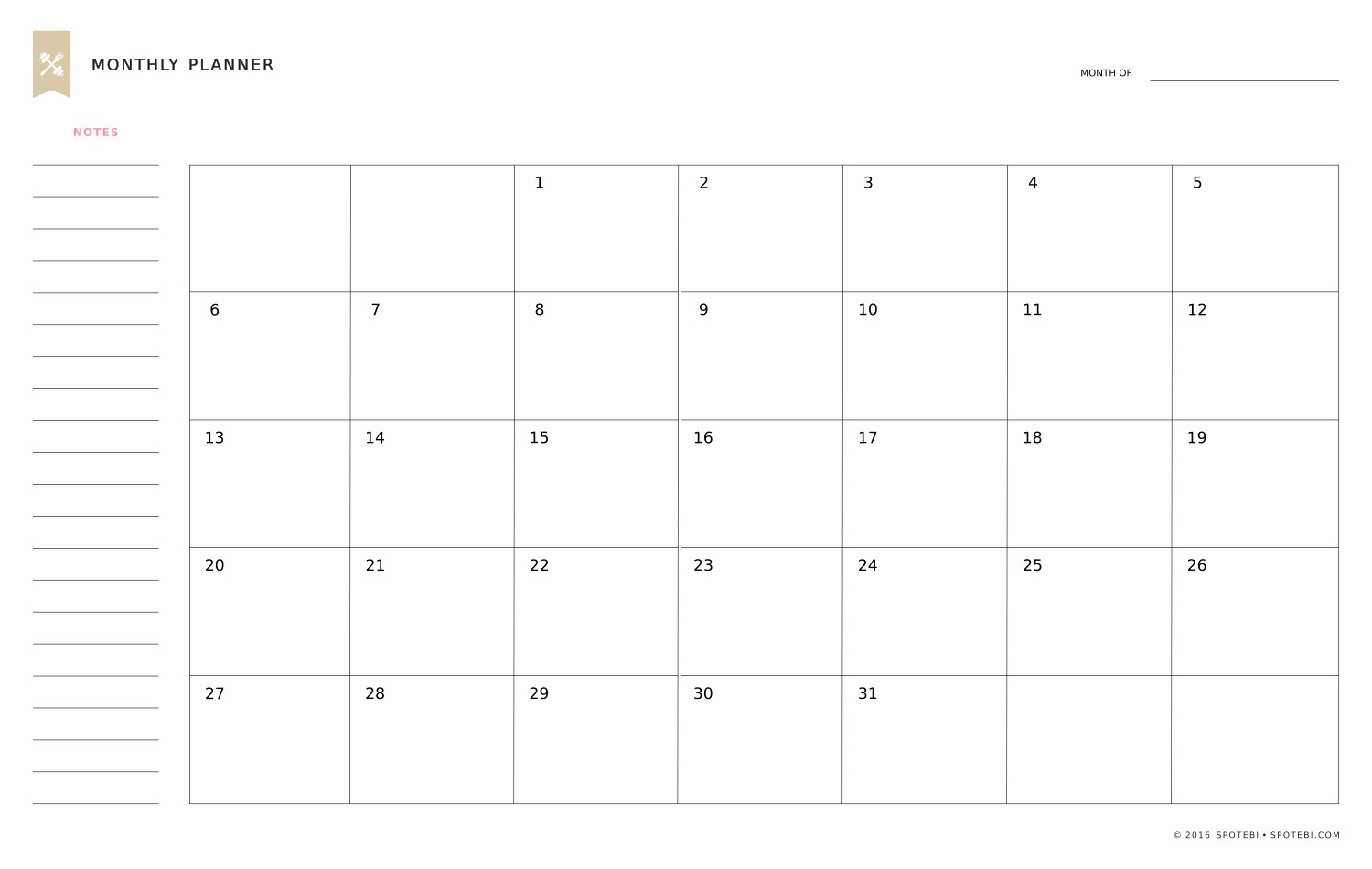 Monthly Workout Schedule Template Fresh Monthly Planner Template