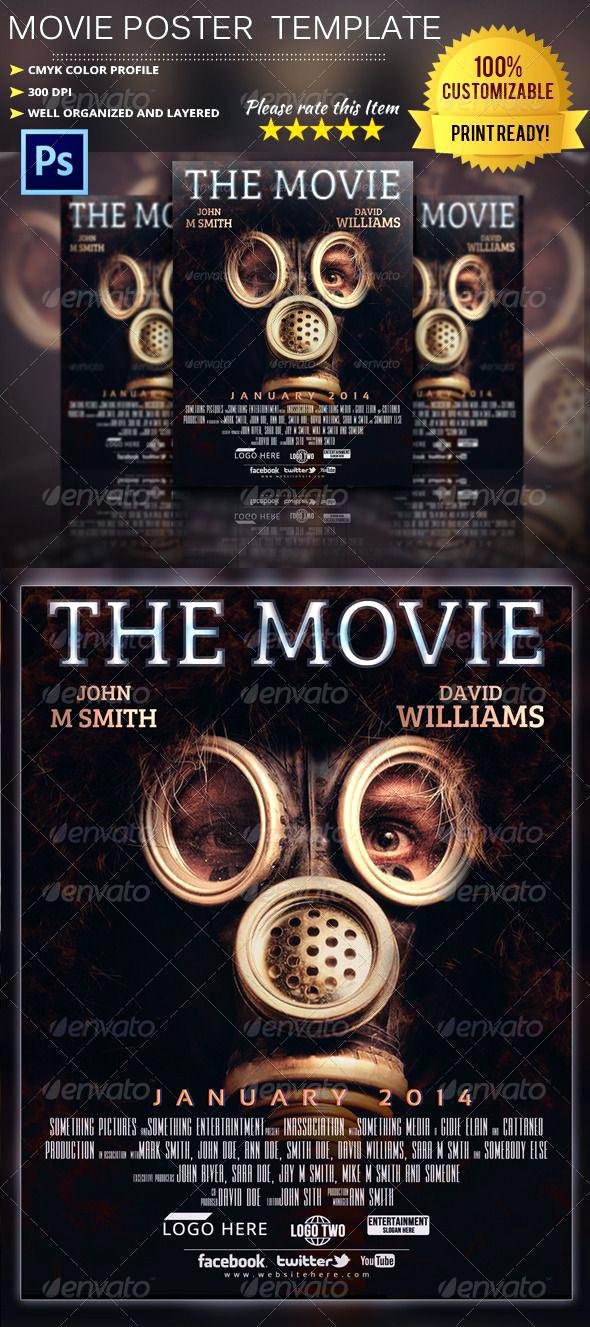 Movie Poster Credits Template New Poster Template Shop Free Movie Business Posters