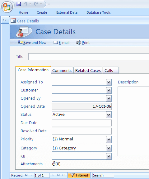 Ms Access 2007 Template Best Of Customer Service Template Access Templates