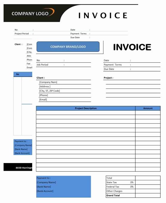 Ms Access Invoice Template Fresh Free Consultant Invoice Template