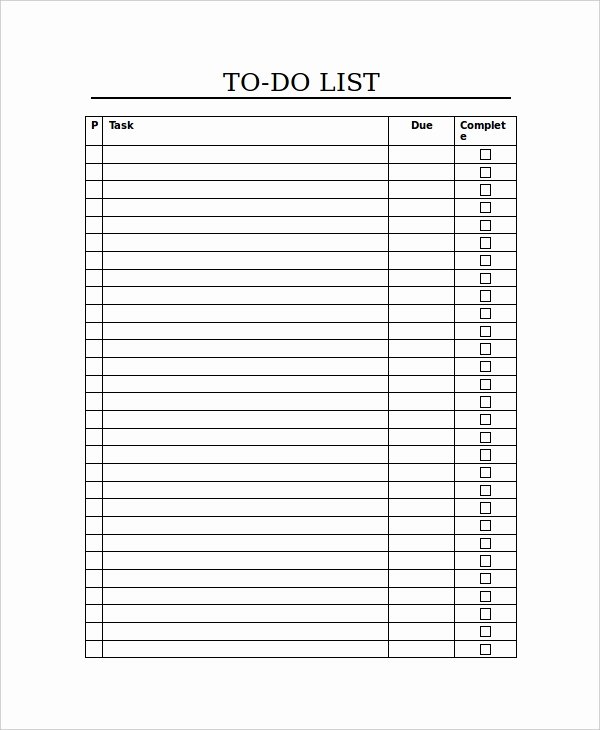 Ms Word Check Template Inspirational Checklist Template 15 Free Word Excel Pdf Document