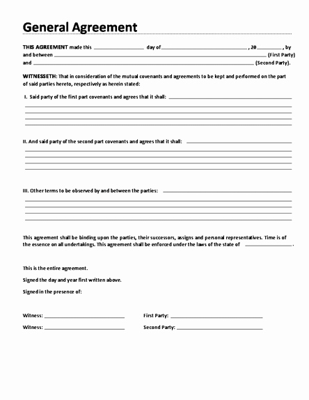 Ms Word Contract Template New Business Contract Template – Microsoft Word Templates