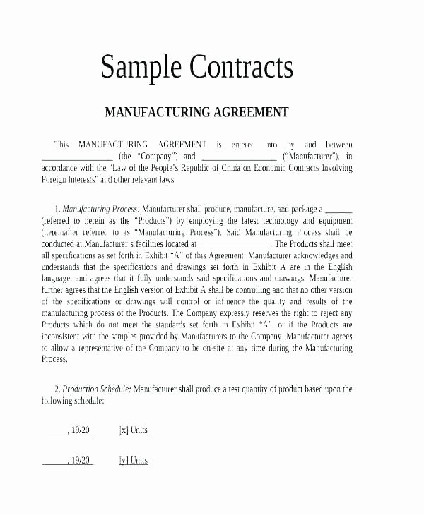 Music Producer Contract Template Fresh Co Production Agreement Template Contract Ideas