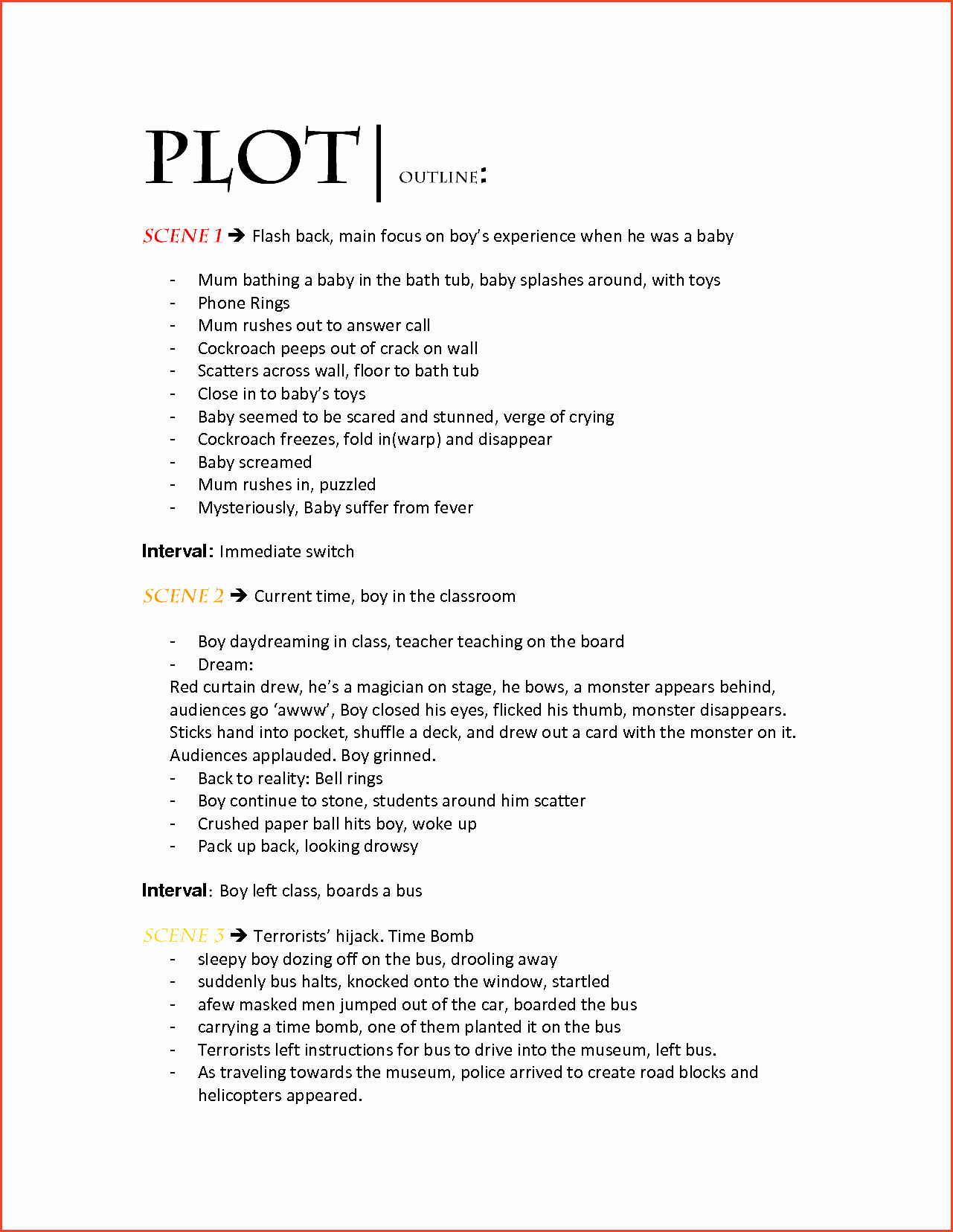 Mystery Novel Outline Template New Story Outline Template