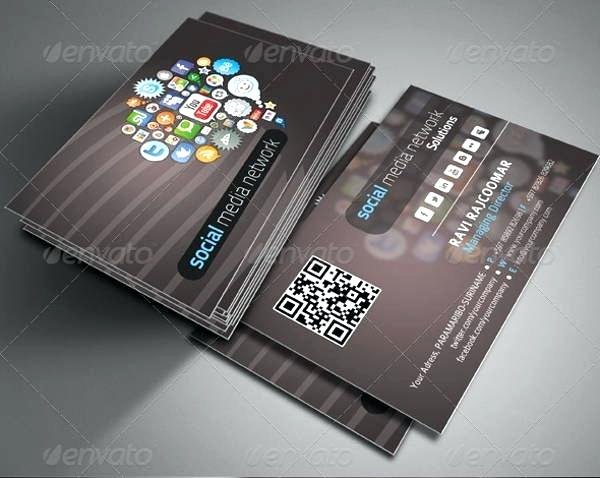 Networking Business Cards Template Inspirational Career Networking Business Card Template social Network