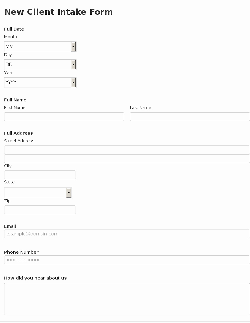 New Customer form Template Best Of Business form Template Gallery