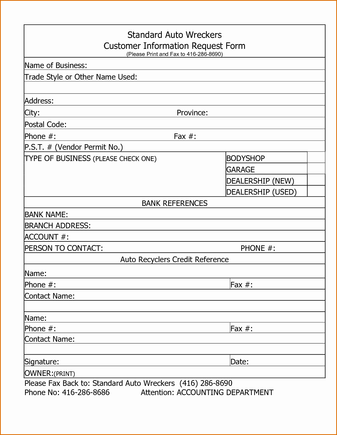 New Customer form Template Luxury 13 Customer Information form Template