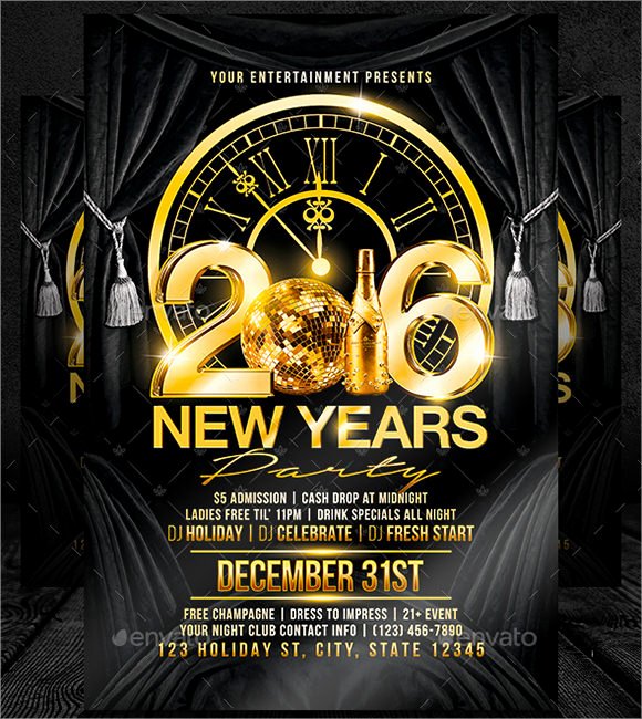 New Year Flyer Template Best Of 35 Amazing New Year Party Flyer Templates to Download