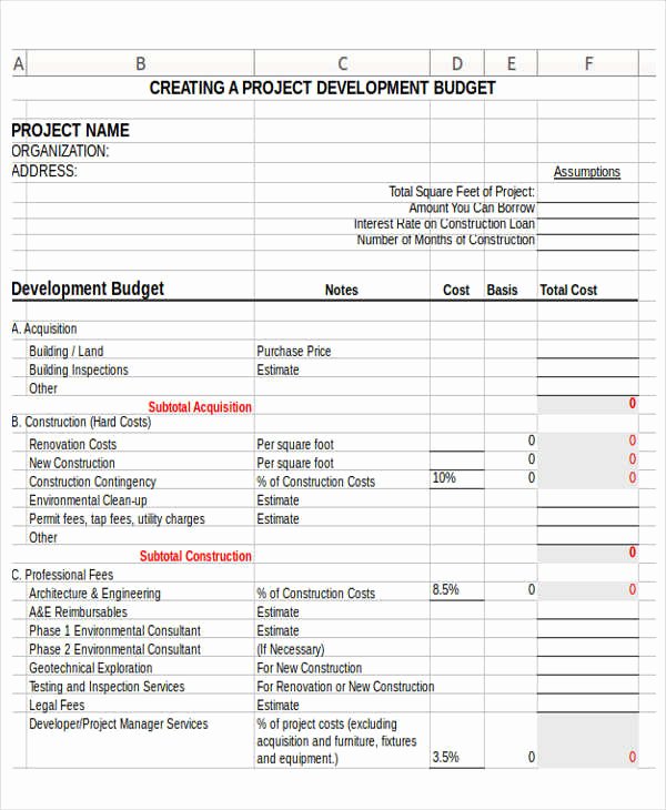 Non Profit Budget Template Inspirational 12 Non Profit Bud Templates Word Pdf Excel