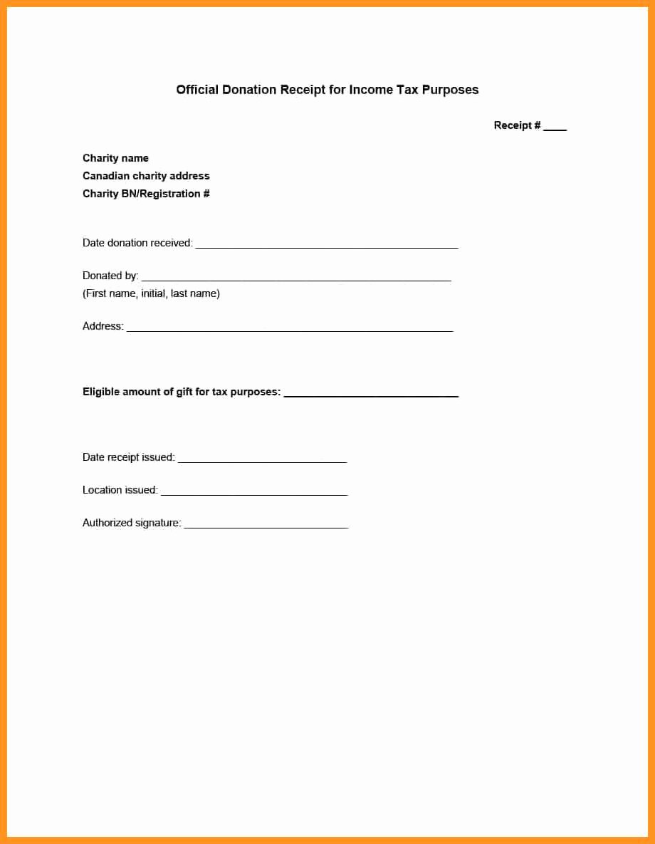 Non Profit Receipt Template Stcharleschill Template