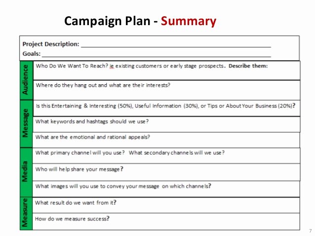 Nonprofit Marketing Plan Template Best Of Non Profit Marketing Campaign Template