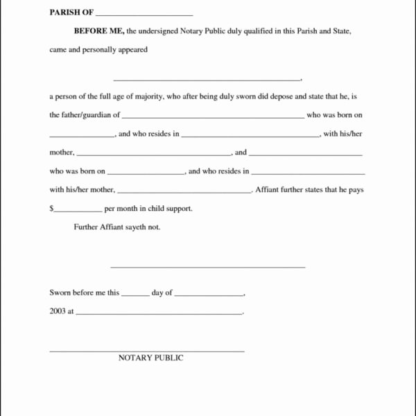 Notarized Custody Agreement Template Unique Lovely Sample Custody Agreement Also Notarized Custody