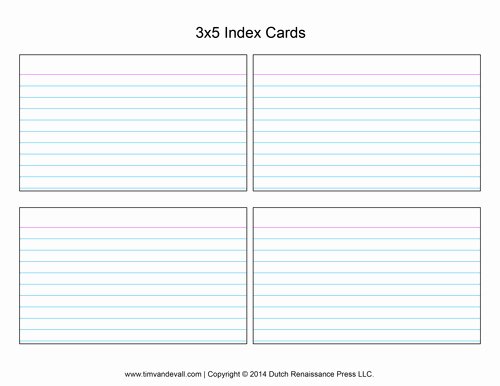 Note Card Template Free Beautiful Printable Index Card Templates 3x5 and 4x6 Blank Pdfs