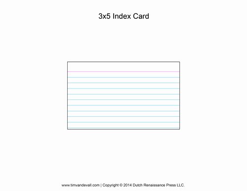 Note Card Template Free Best Of Printable Index Card Templates 3x5 and 4x6 Blank Pdfs