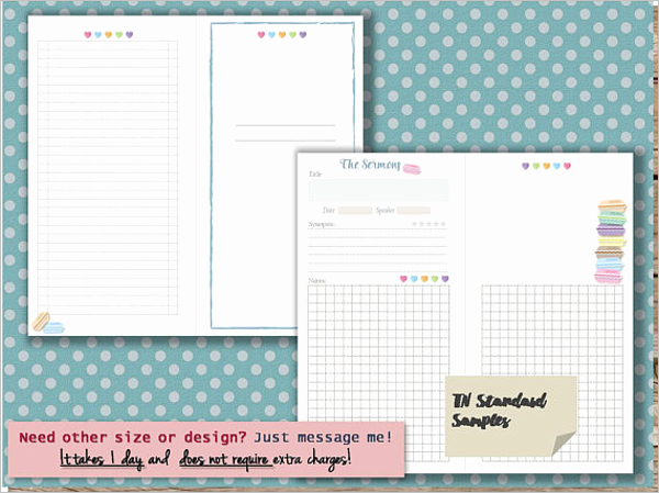 Notebook Template for Word Beautiful Notebook Templates Free Word Printable Pdf format