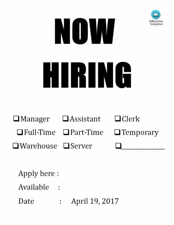 Now Hiring Template Free Unique top Hrm Templates
