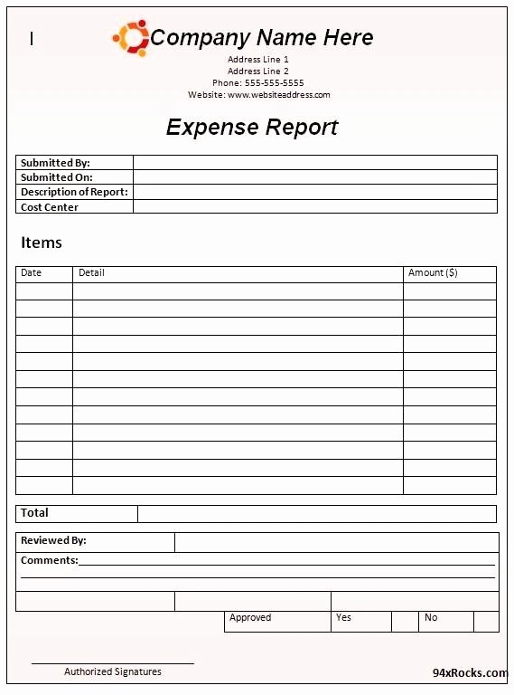Numbers Expense Report Template Best Of Weekly Expense Report Template Download form Pdf Sample