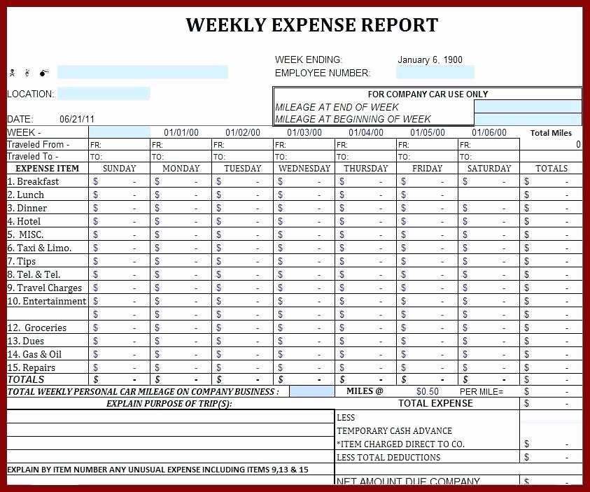 Numbers Expense Report Template Inspirational 98 Free Expense Report Templates Smartsheet Free Excel