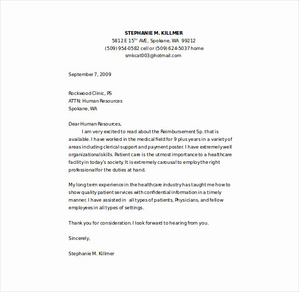 Nurses Cover Letter Template New Nursing Cover Letter Template – 8 Free Word Pdf