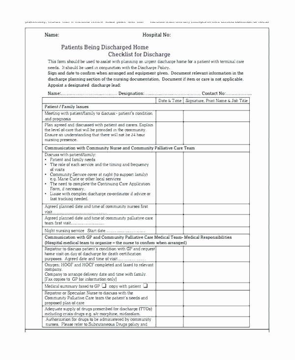 Nursing assessment Documentation Template Fresh Nursing assessment Documentation Template Nurse