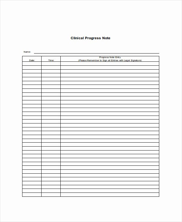 Nursing Progress Notes Template Inspirational 19 Progress Note Examples &amp; Samples Pdf Doc