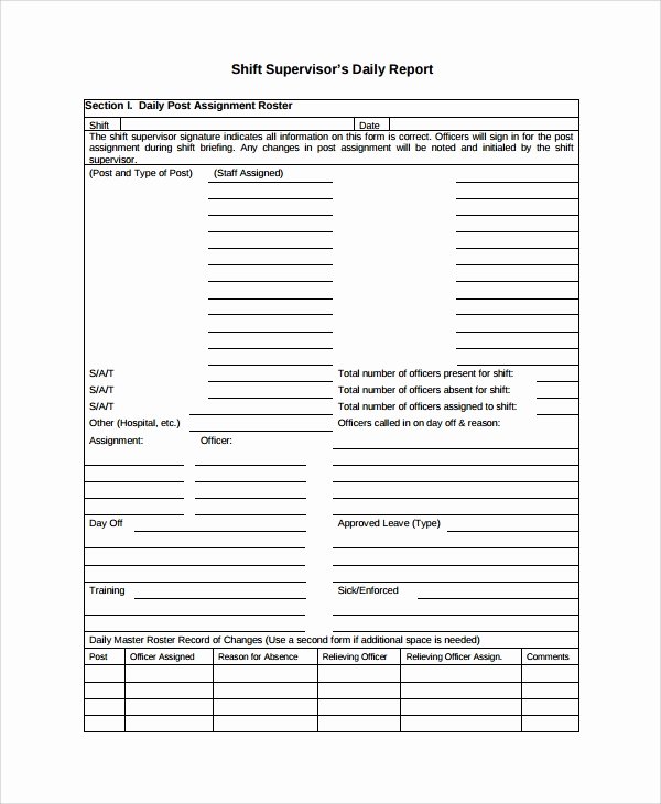 Nursing Shift Report Template Beautiful 9 Shift Report Templates – Word Pdf Pages