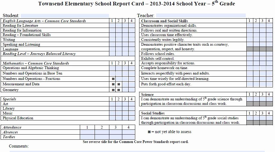 Nyc Report Card Template Fresh Walton Central School District News Article