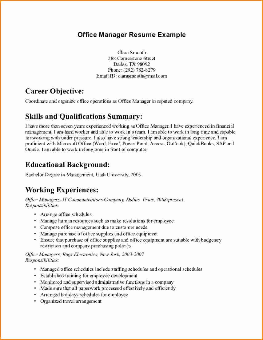 Office assistant Resume Template Awesome 5 Front Office assistant Resume