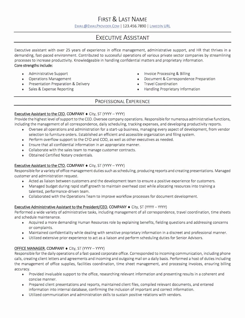 Office assistant Resume Template Unique Fice Administrative assistant Resume Sample