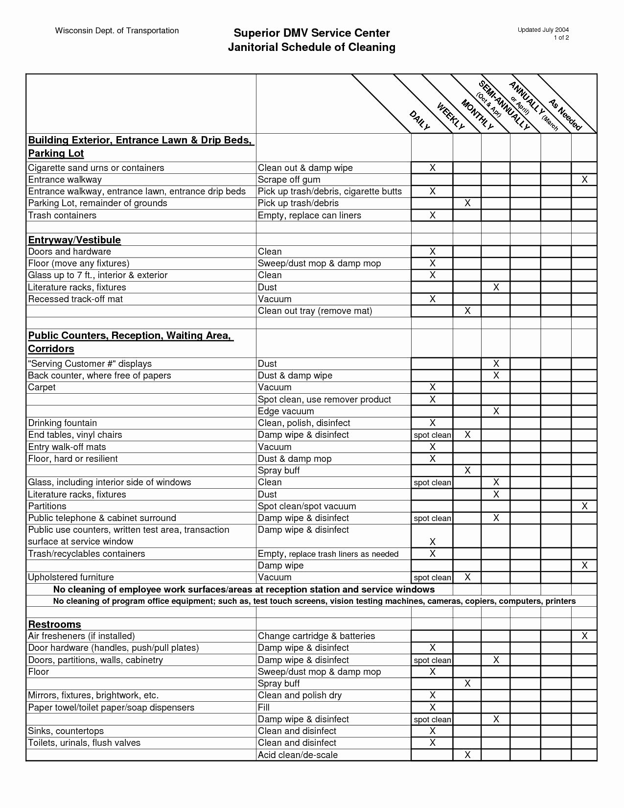 Office Cleaning Checklist Template Fresh Fice Cleaning List Template