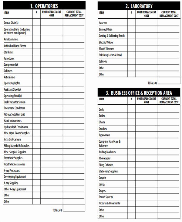 Office Supplies Inventory Template Fresh 9 Equipment Inventory List Templates Free Samples