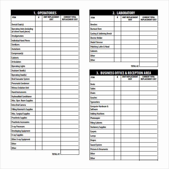 Office Supplies List Template Lovely 12 Supply Inventory Templates