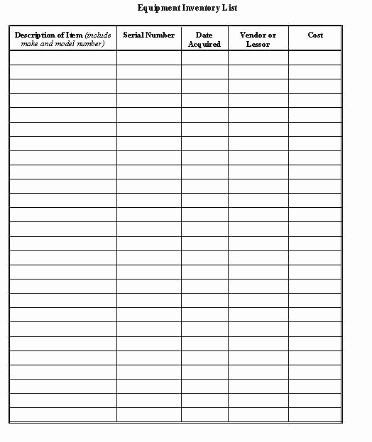 Office Supplies List Template Luxury Free Fice Supply Inventory Template Checklist Printable