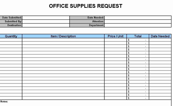 Office Supply Checklist Template Lovely Free Office Supply List Template