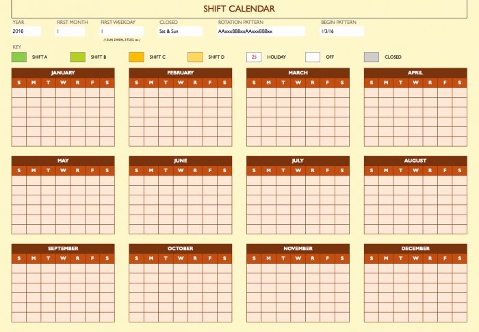 On Call Scheduling Template Awesome Call Calendar Rotation Template