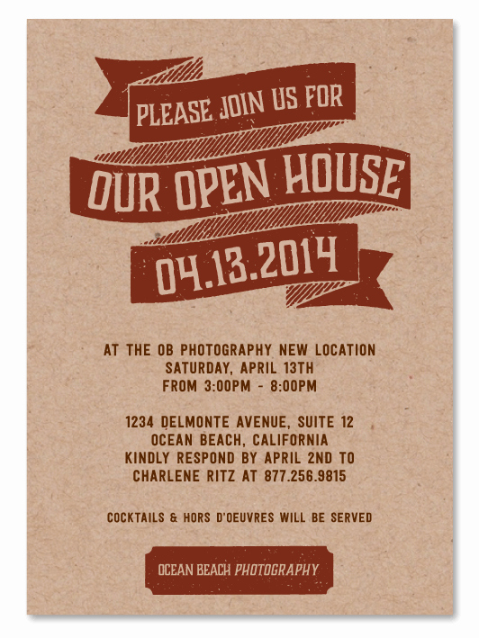 Open House Invitation Template Inspirational Business Open House Invitation Template