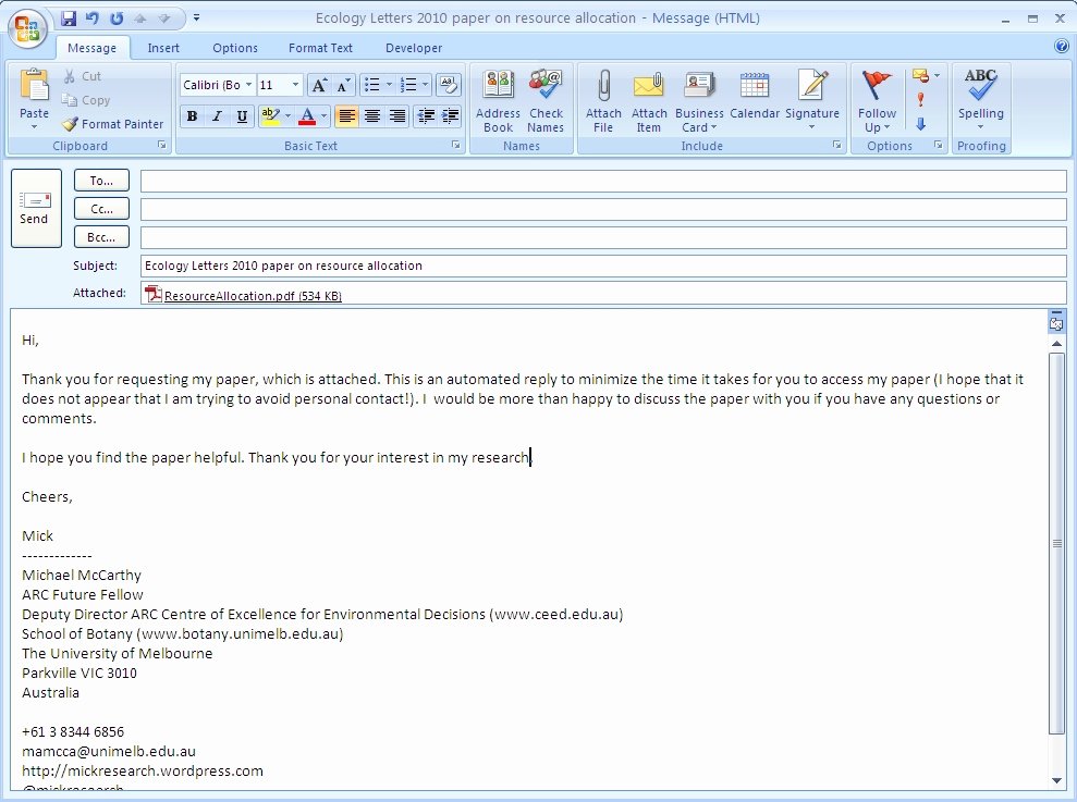 Outlook Meeting Invite Template Elegant Automating Reprint Requests