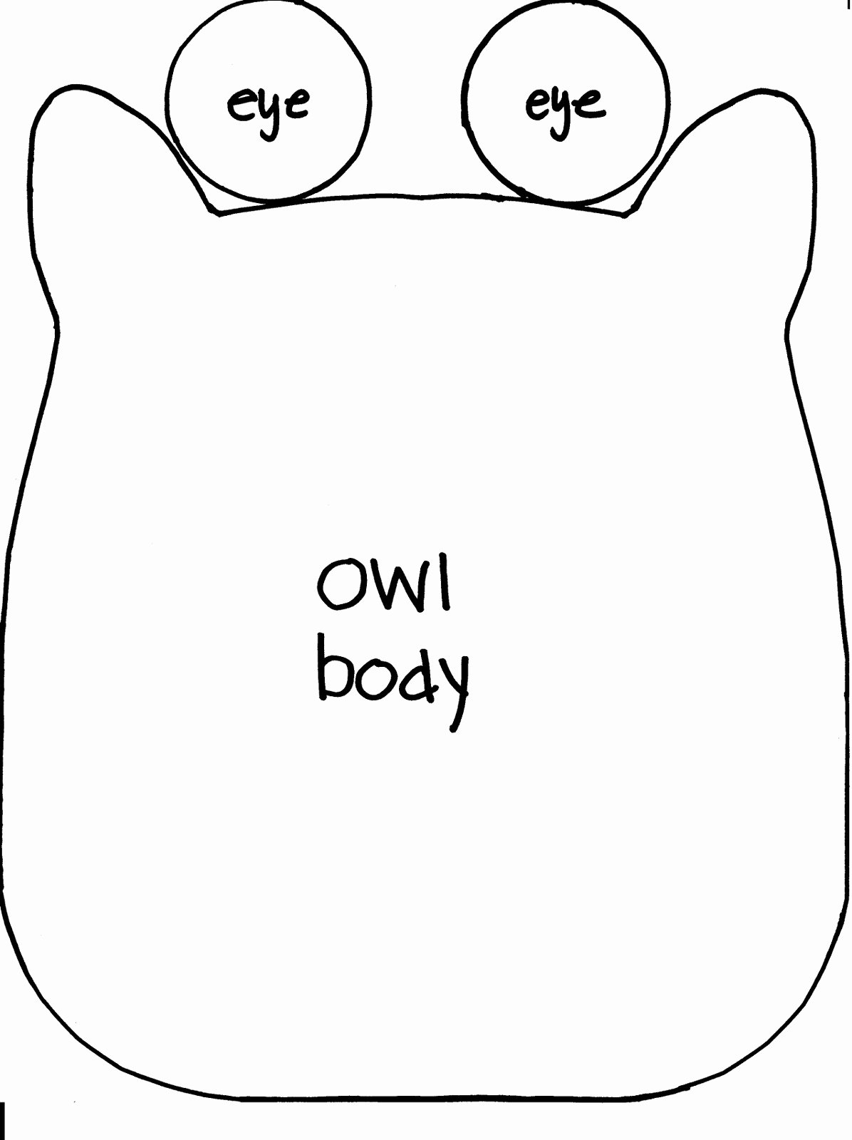 Owl Cut Out Template Inspirational Natsprat No Sew Felt Owl Plush