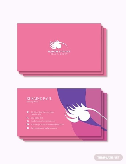Pages Business Card Template Lovely 23 Pink Business Card Templates Ai Pages Psd