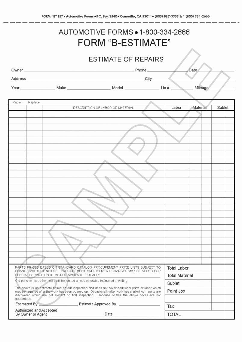 Painting Estimate Template Excel Awesome Painting Estimate Template Free and Spreadsheet Quote
