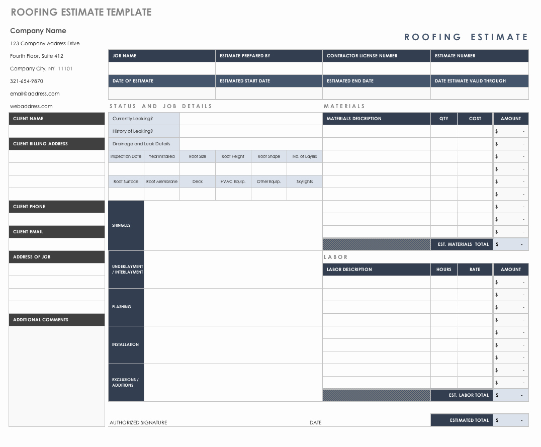 Painting Estimate Template Excel Stcharleschill Template