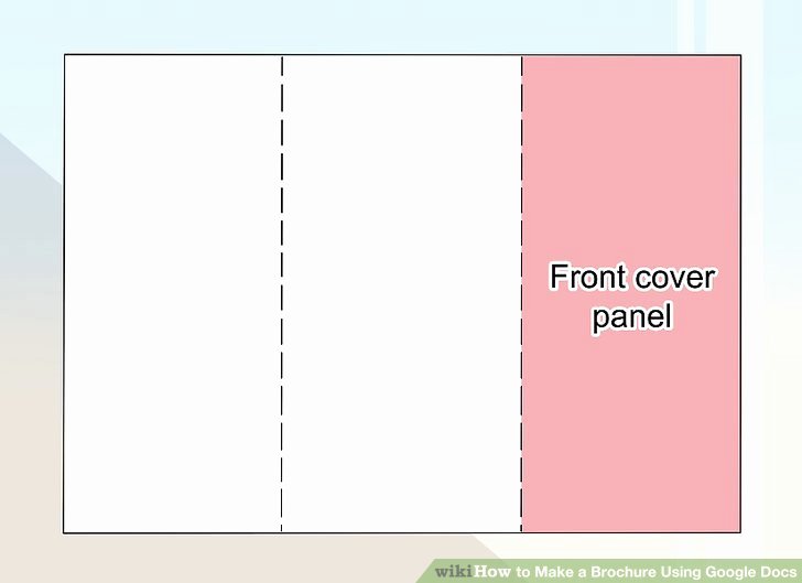 Pamphlet Template Google Docs Inspirational How to Make A Brochure Using Google Docs Wikihow